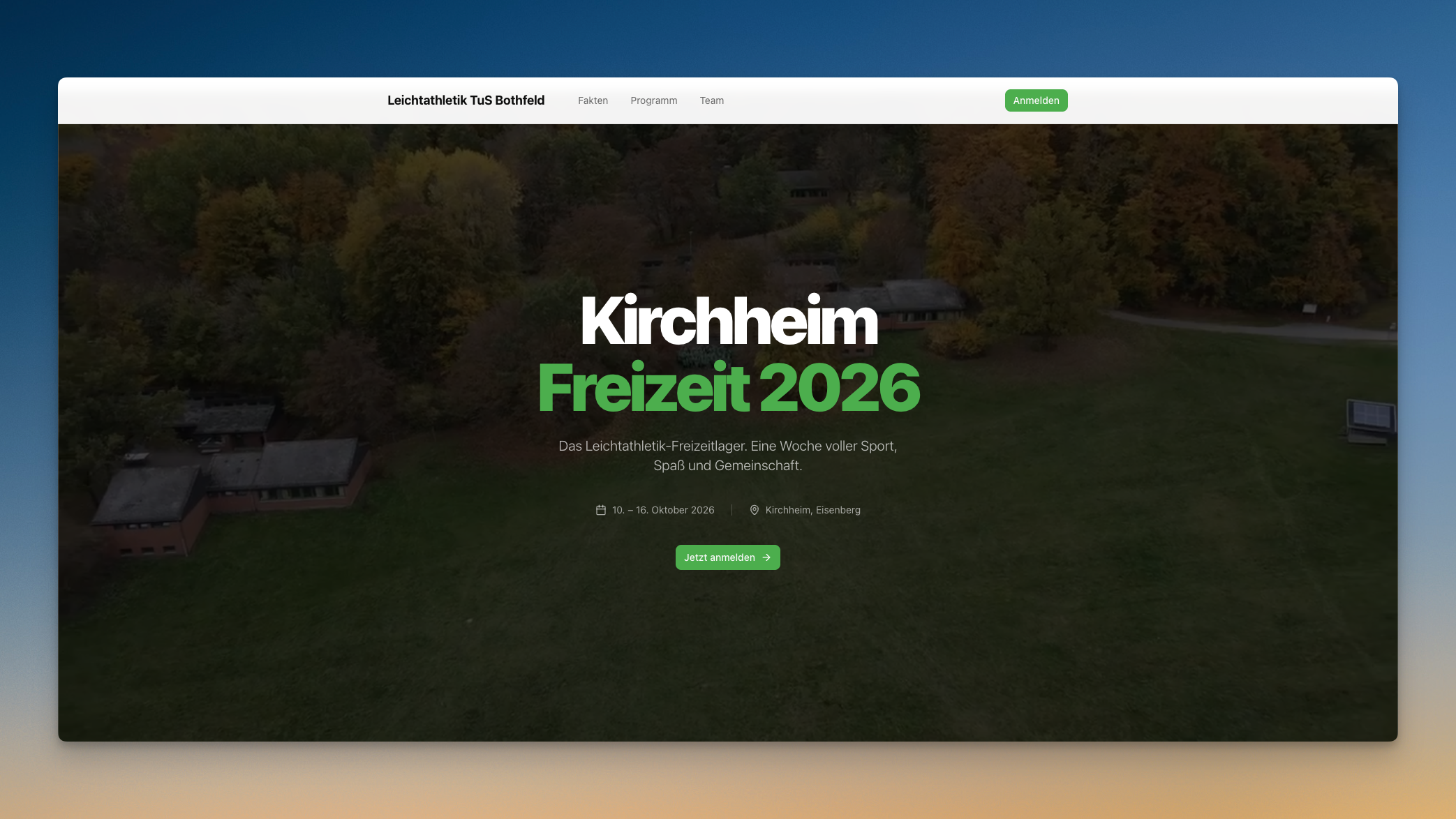 Kirchheim Freizeit Website
